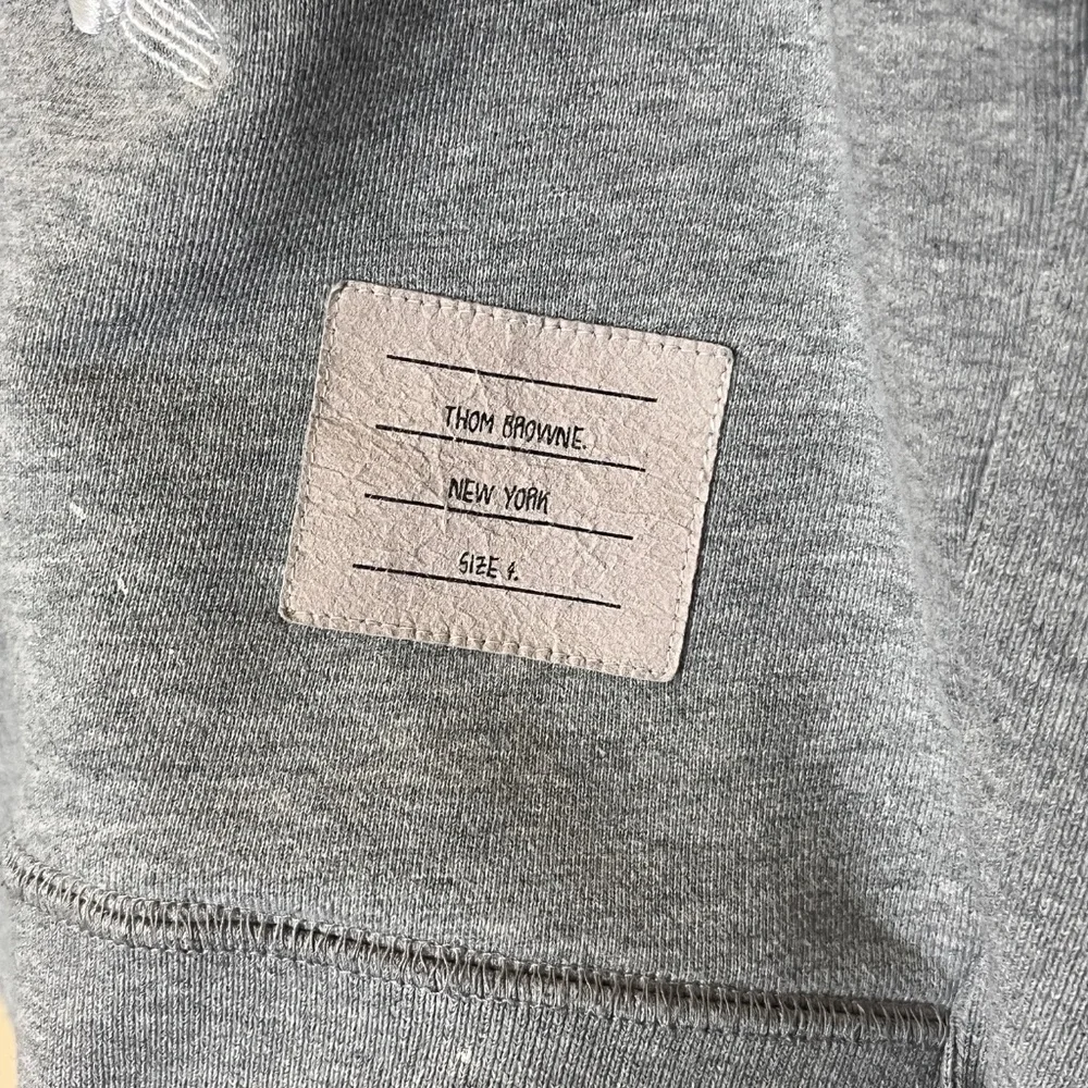 Thom Browne Embroidered Koi Chrysanthemum Sweatshirt - Men's Size 4 - Gray - Picture 3 of 15